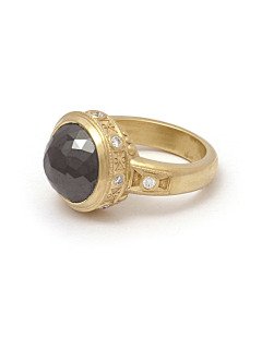 Zelda Black Diamond Ring